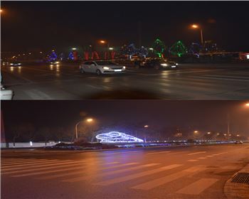 陜西節(jié)日亮化項(xiàng)目北客站