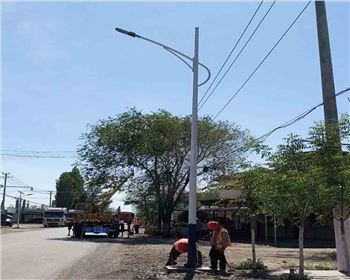 甘肅2019年新疆昌吉三工鎮(zhèn)市電路燈項目